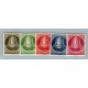 ALEMANIA OCCIDENTAL BERLIN 1952 Yv 68/72 CAMPANAS SERIE COMPLETA NUEVA MINT 150 EUROS